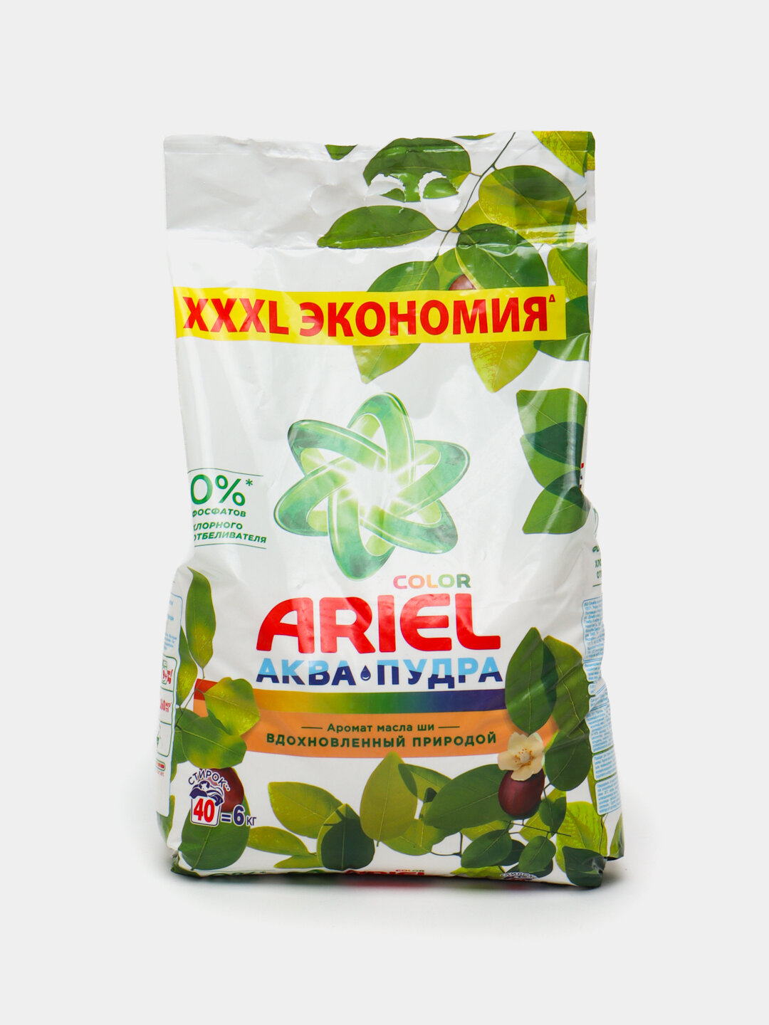Стиральный порошок автомат, для цветного и белого белья, Ariel Аромат масла ши "Color", 6 кг