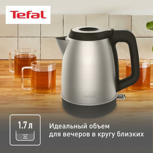 Электрочайник Tefal Element Steel KI280D30 — фото 1
