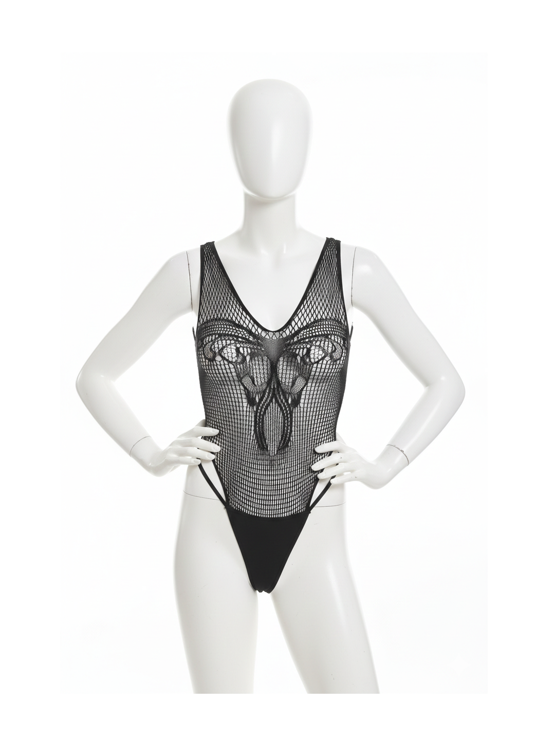 Пеньюар , размер СТАНДАРТ, черная — фото 1