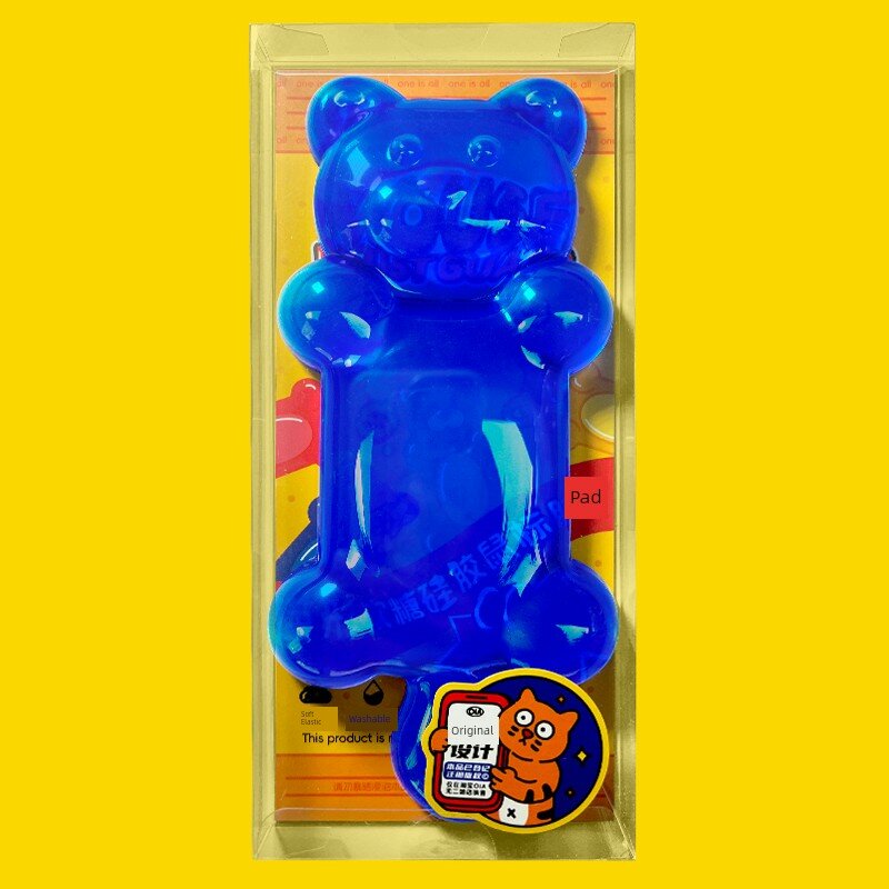 Подарочная коробка синий жевательный конфета офисный игровой коврик с бесплатным маленьким одеялом