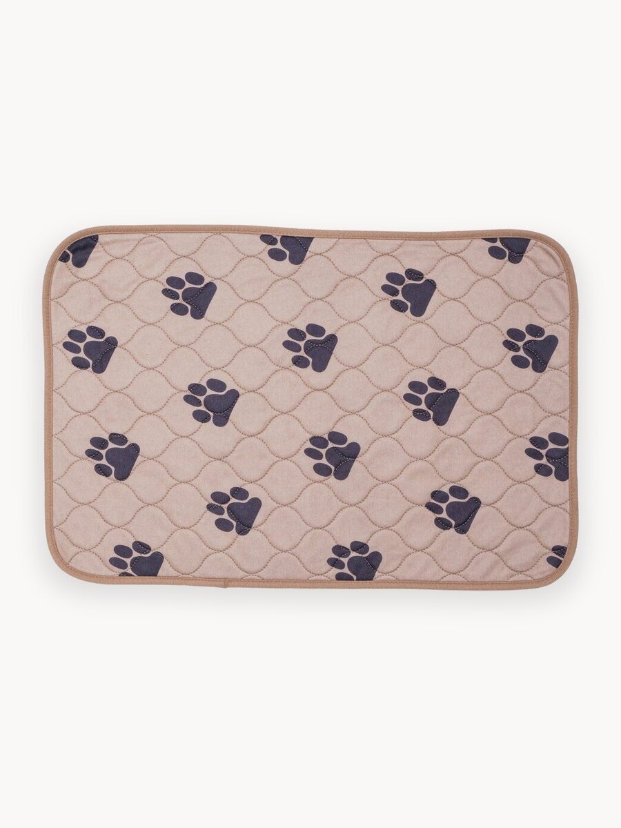 Многоразовая пелёнка для собак ZooOne, впитывающая, 60*40 см, бежевая