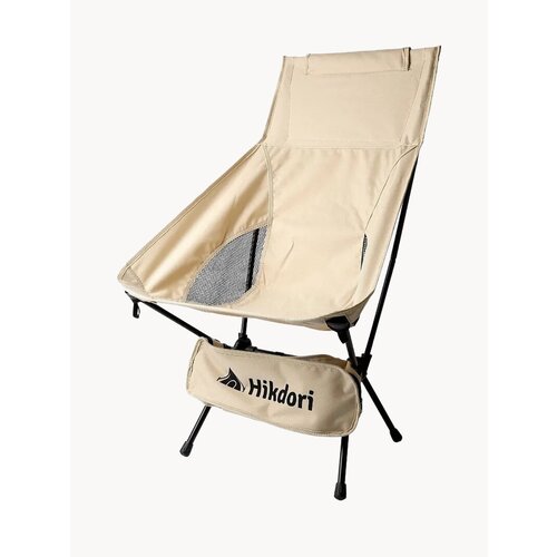 Стул кресло раскладное Стул складной туристический, кресло, стул кухонный, 88x55x40cm, бежевый120кг