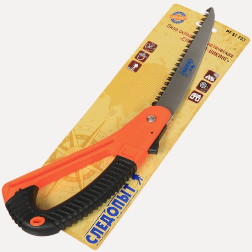 Изображение товара Ножовка по дереву, 200 мм, рукоятка пластик, складная, Следопыт, туристическая, PF-ST-F03