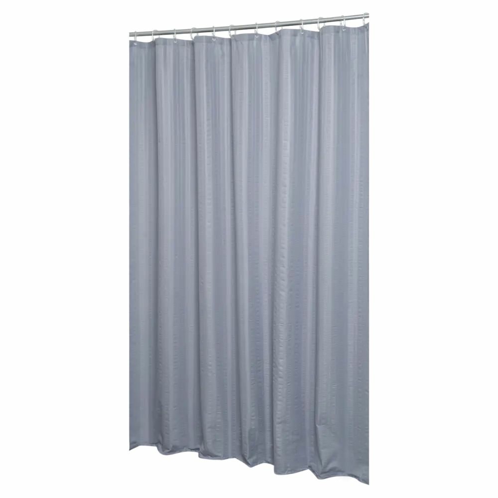 Штора для ванной Swanny SWC-80-24-GRY 200x180 см полиэстер цвет серый