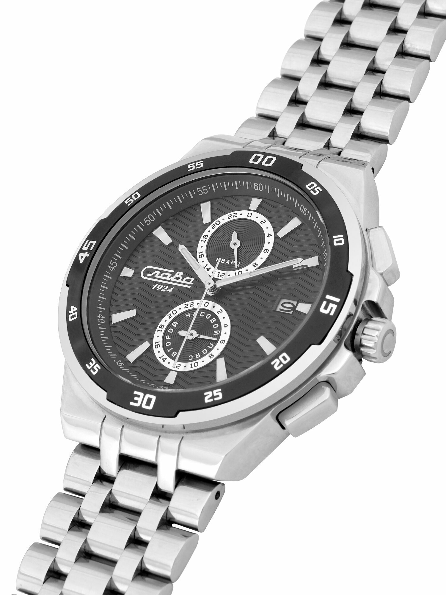 Наручные часы Слава Традиция, черный — фото 1