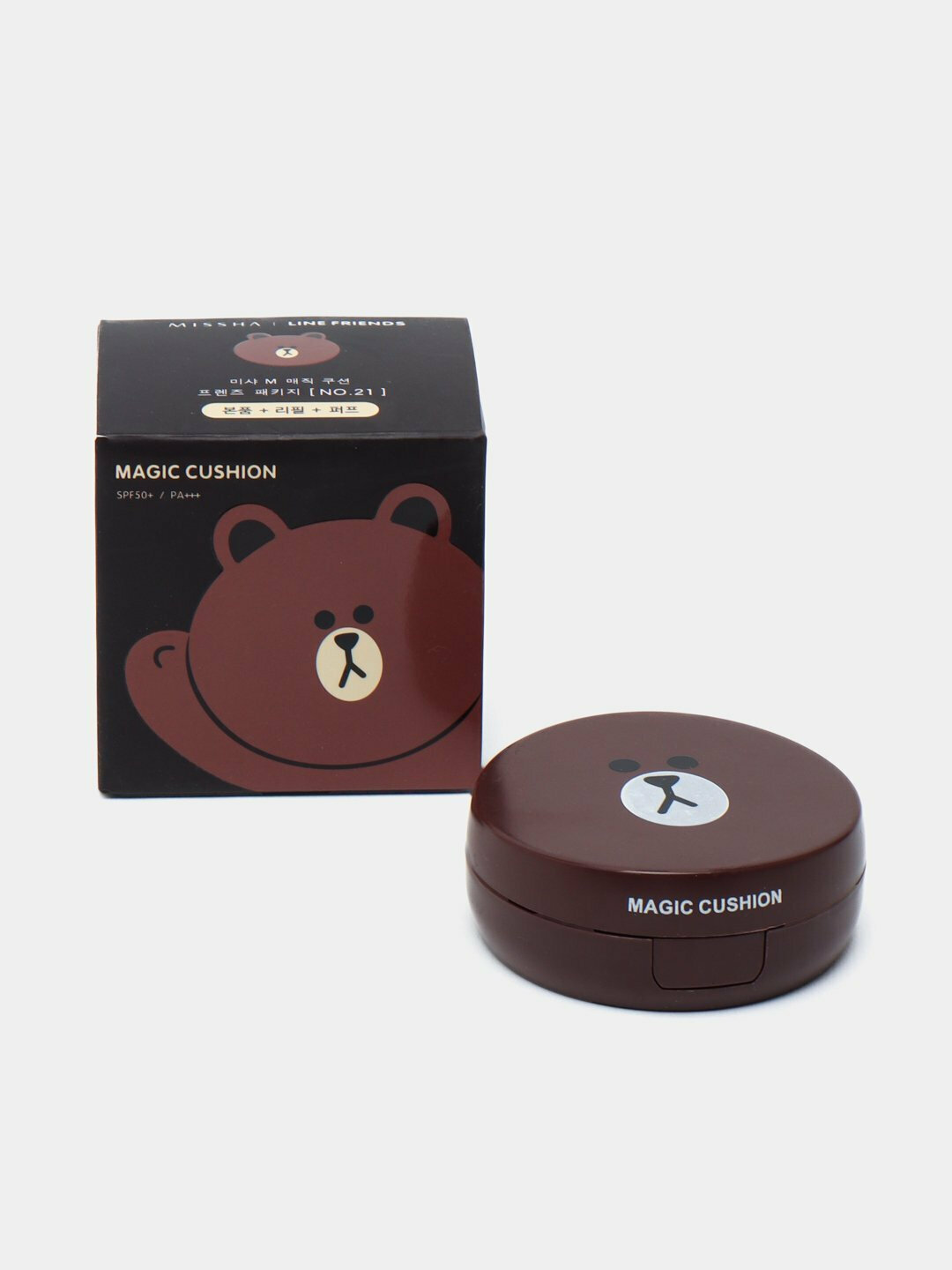 Кушон тональный крем пудра Magic Cushion Moisture SPF 50, BB крем с запасным рефилом