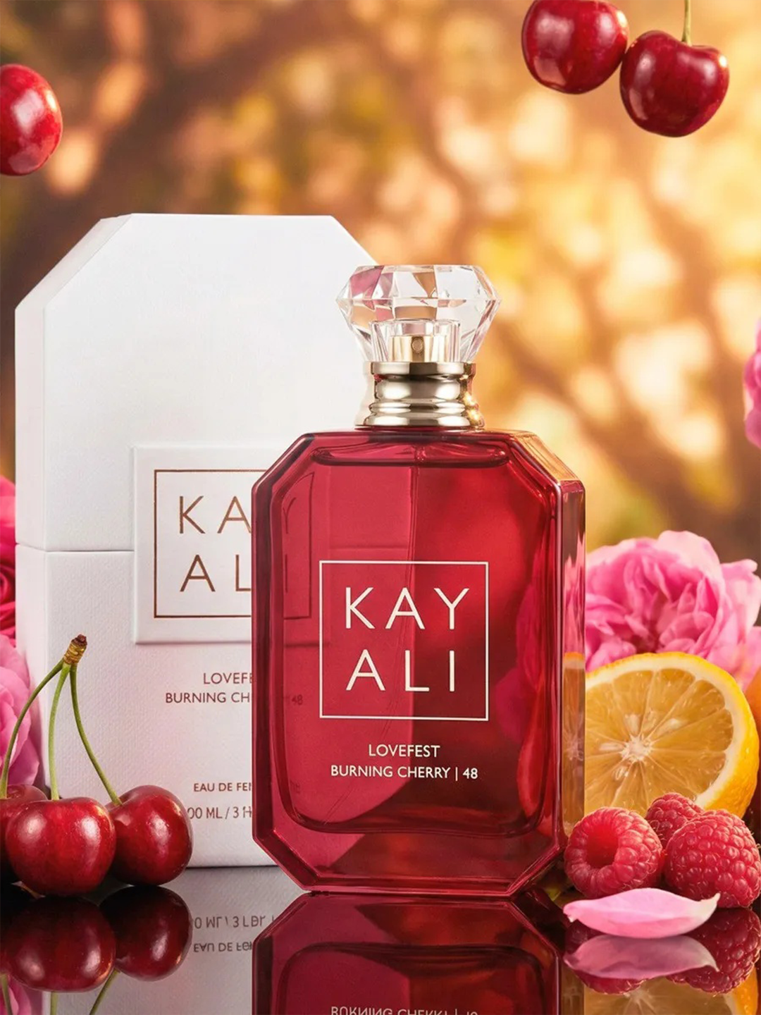 Духи Kayali Fragrances Lovefest Burning Cherry 48 – это аромат, который приглашает вас на праздник любви. 100 мл