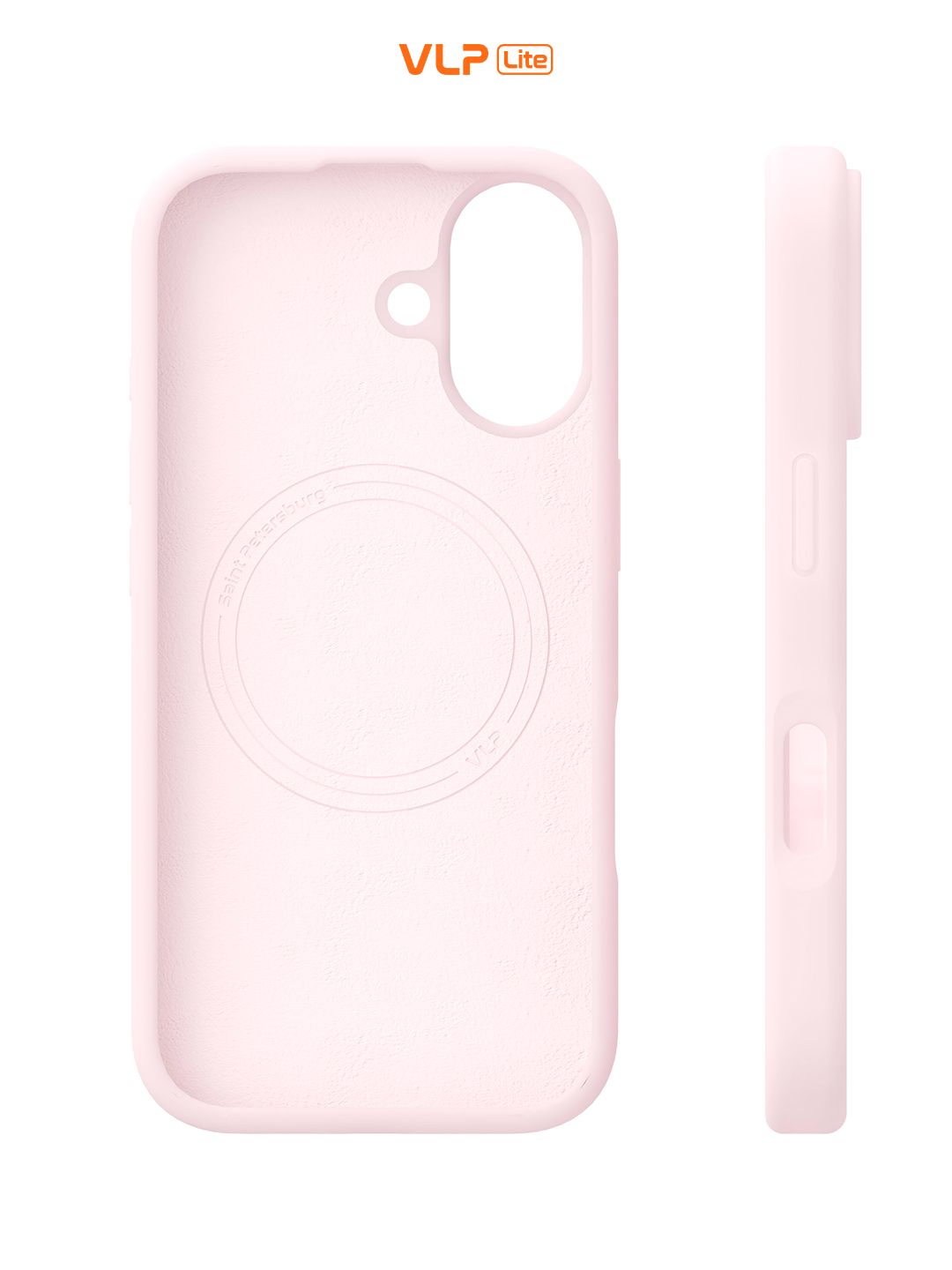 Чехол защитный VLP LITE Mist Case с MagSafe для iPhone 17, розовый — фото 1