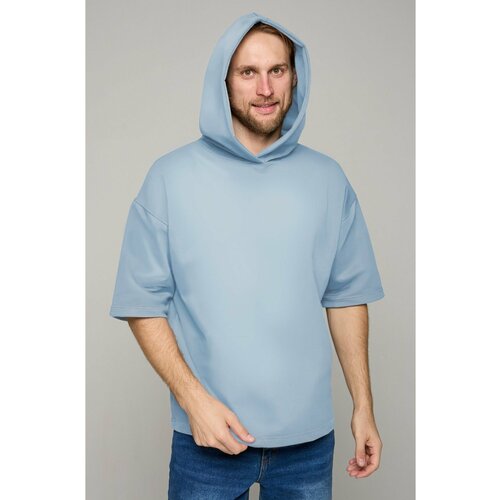 фото Футболка магазин толстовок, размер xs-44-unisex-(мужской), голубой