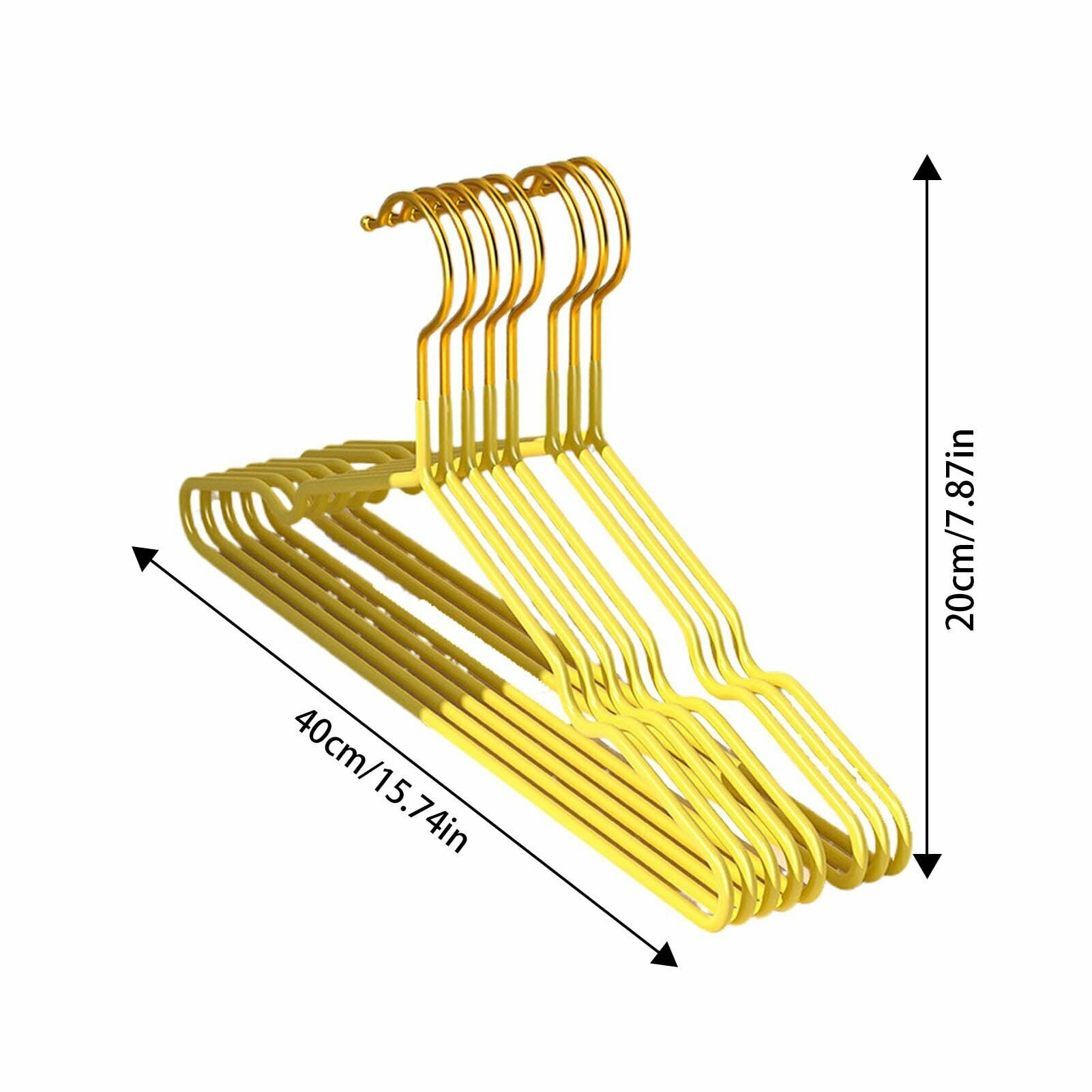 Набор из 10 универсальных плечиков – тонкие, прочные и удобные вешалки для аккуратного хранения одежды