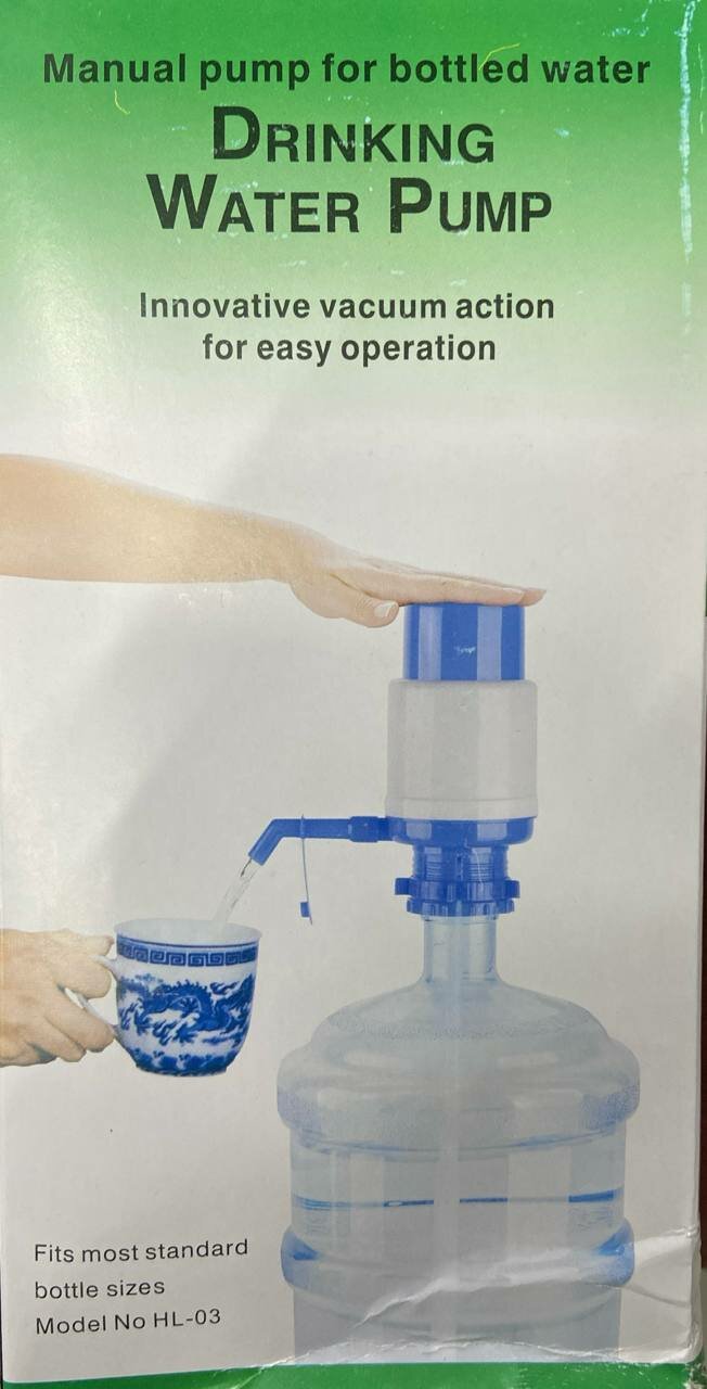 Ручная помпа для воды WATER PUMP под бутылки 19л средный HI-03