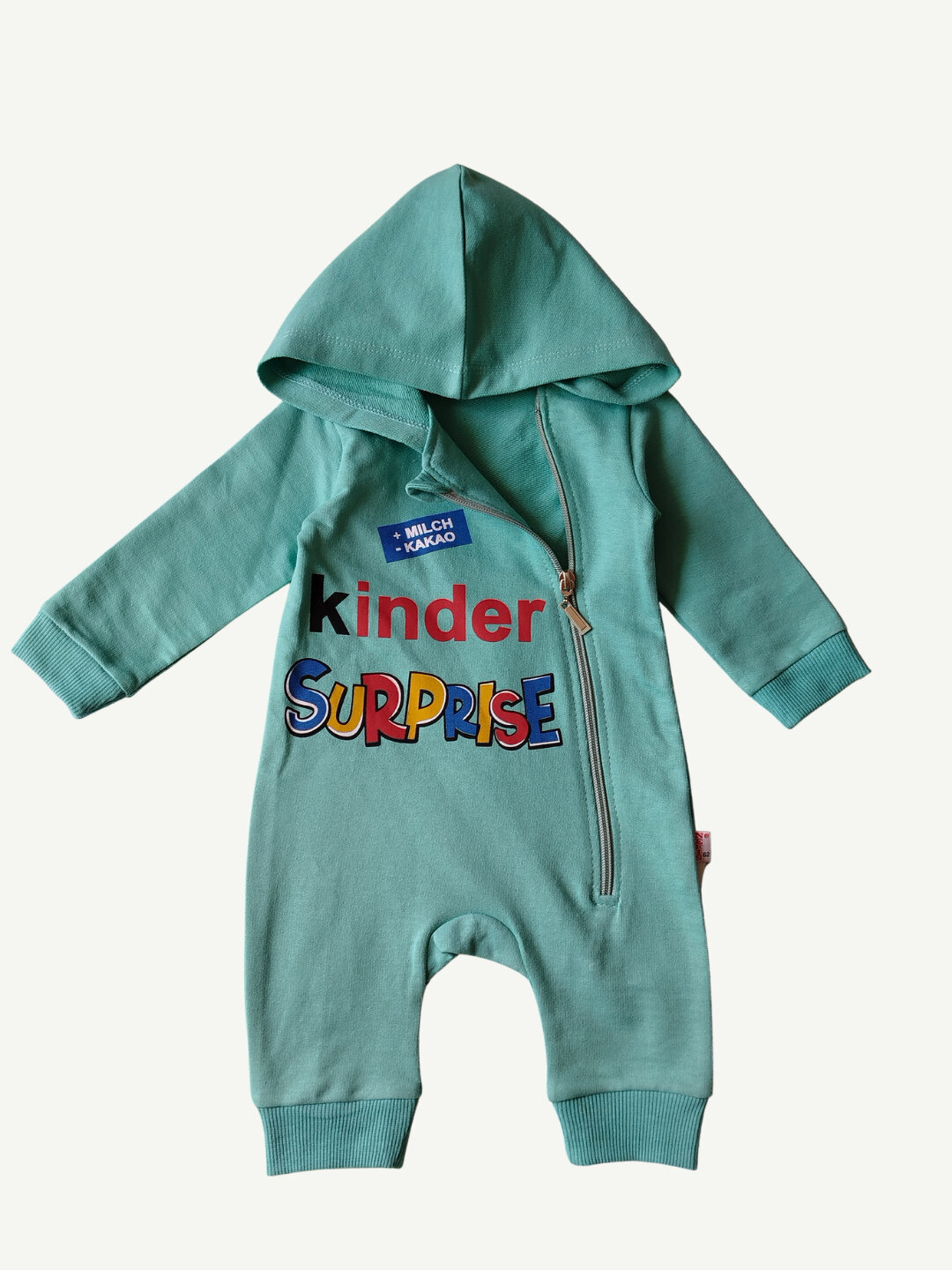 Боди, размер 68, бирюзовый — фото 1