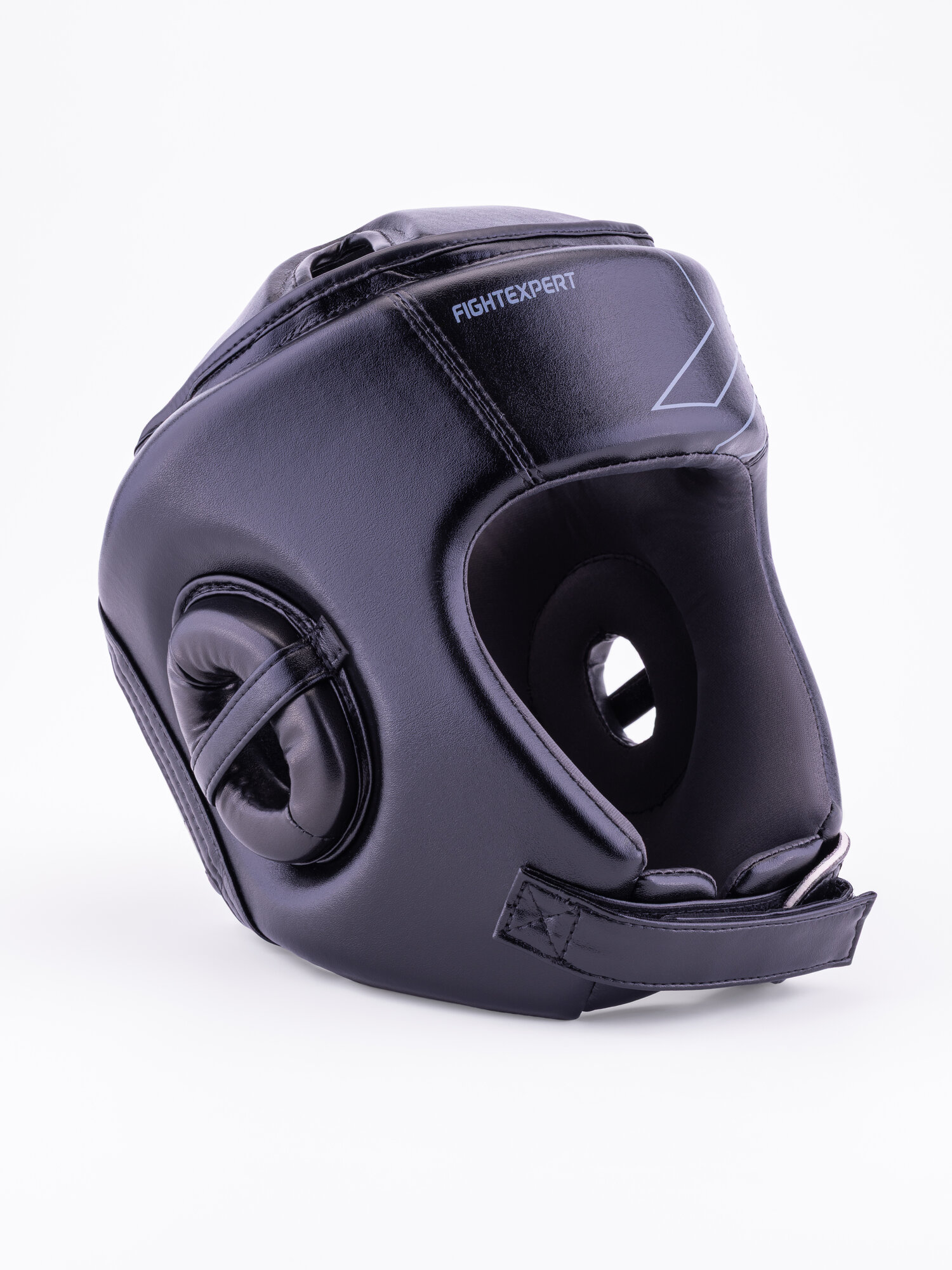 Шлем боксерский FIGHTEXPERT Stadium, р. M, чёрный, микрофайбер