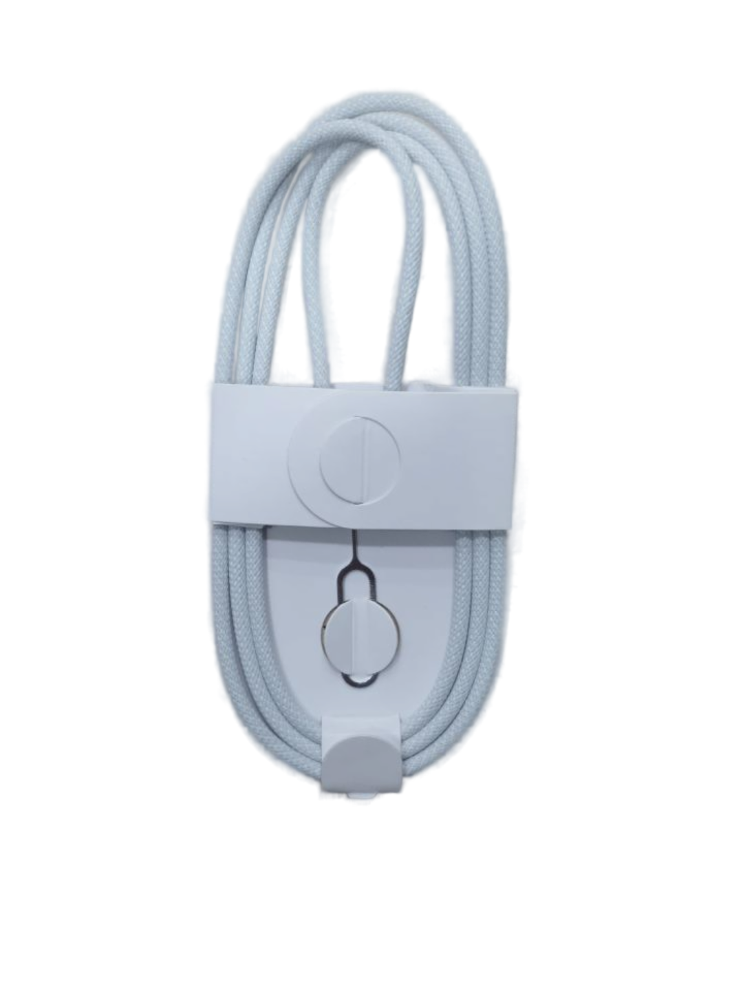 Зарядный кабель Type-C на Type-C, прочный, белый цвет, длина 1м — фото 1