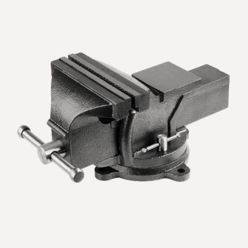 Изображение товара Тиски Stayer Standard 3254-200 черные, 20 см слесарные с поворотным основанием, наковальня