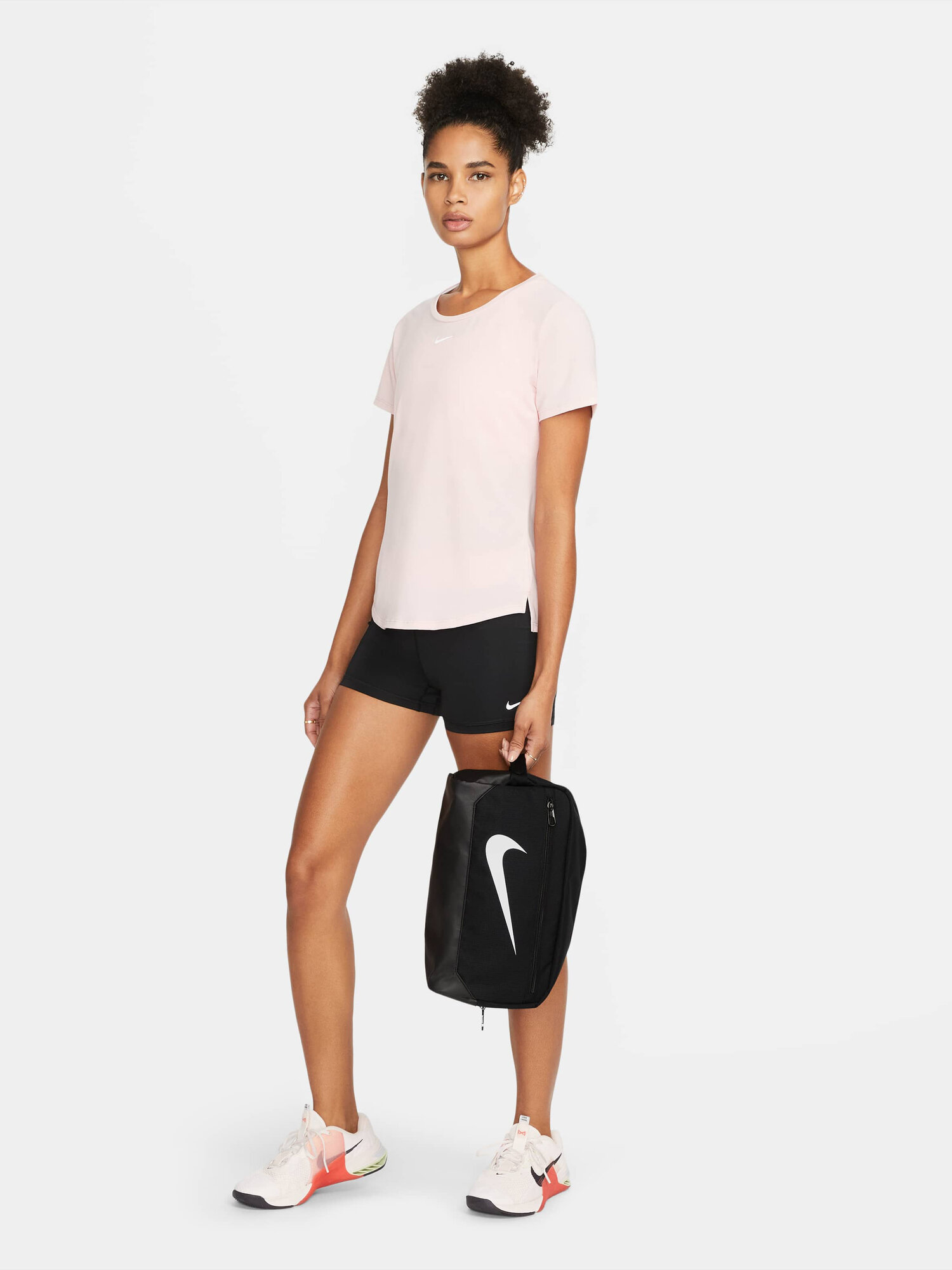 Сумка NIKE, черный, белый — фото 1