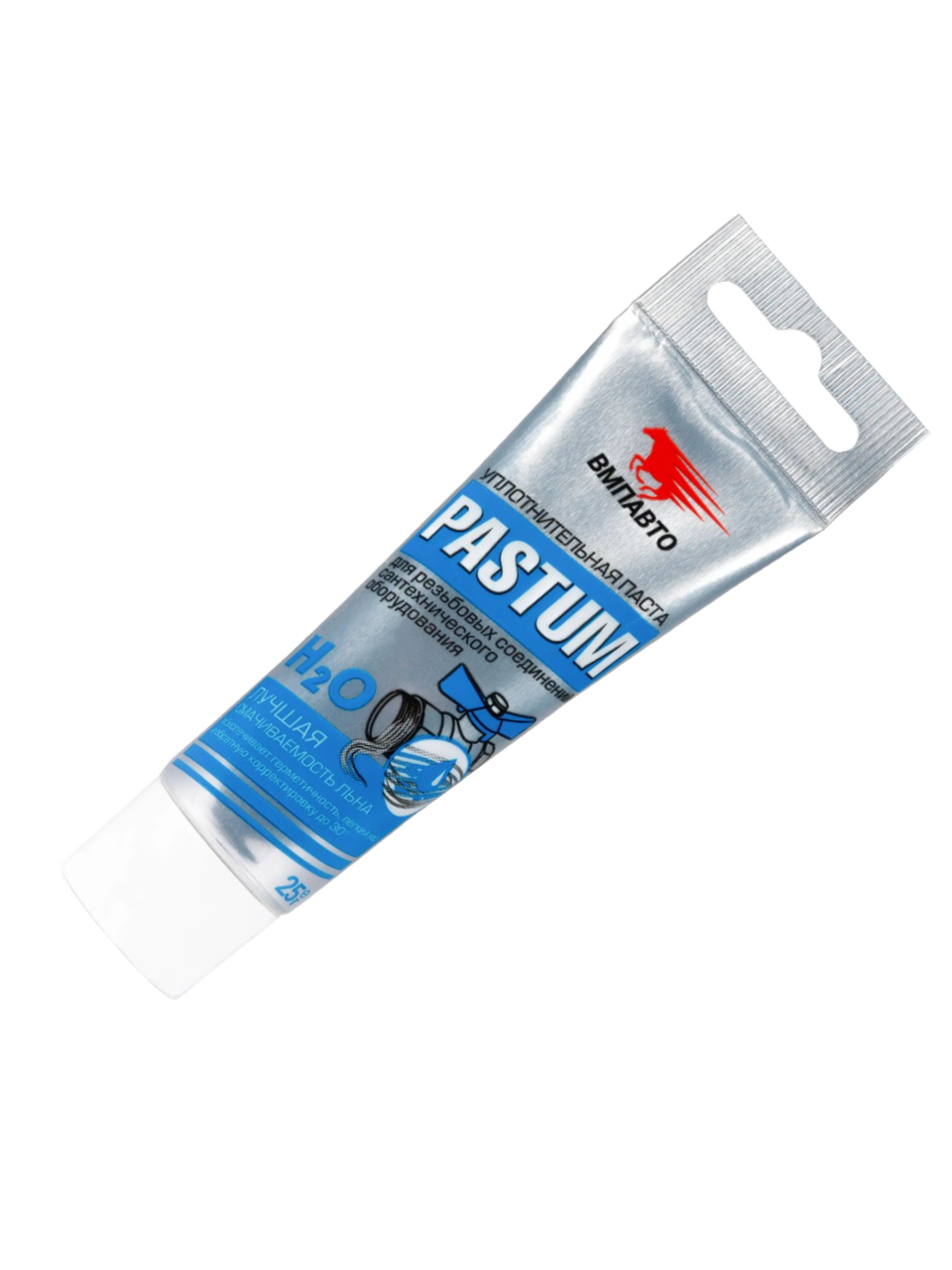 Паста для уплотнения резьбовых соединений сантехнического оборудования PASTUM H2O, 25 г