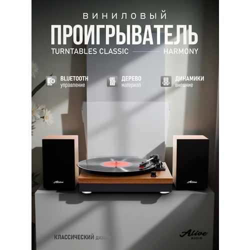 Виниловый проигрыватель Alive Audio HARMONY 103499₽
