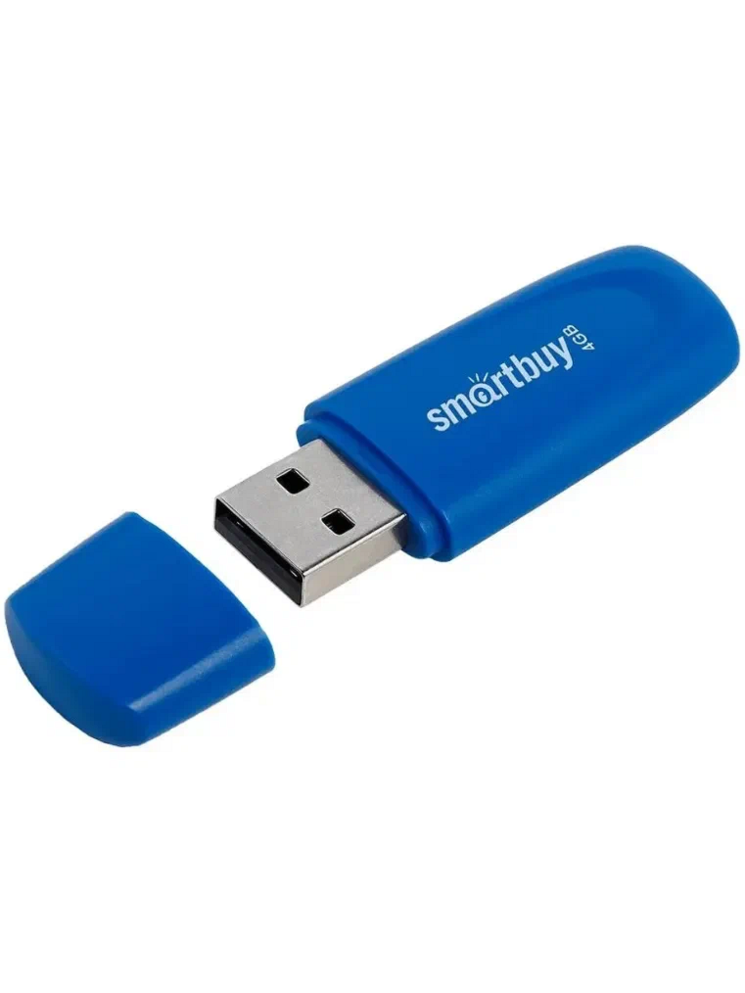 Накопитель USB 2.0 4GB SmartBuy SB004GB2SCB Scout синего цвета
