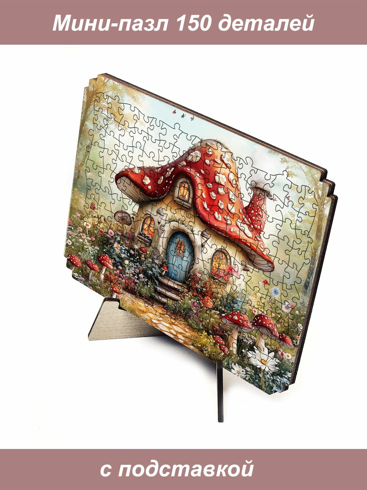 Пазл Алма мини 150 деталей. Лесной домик
