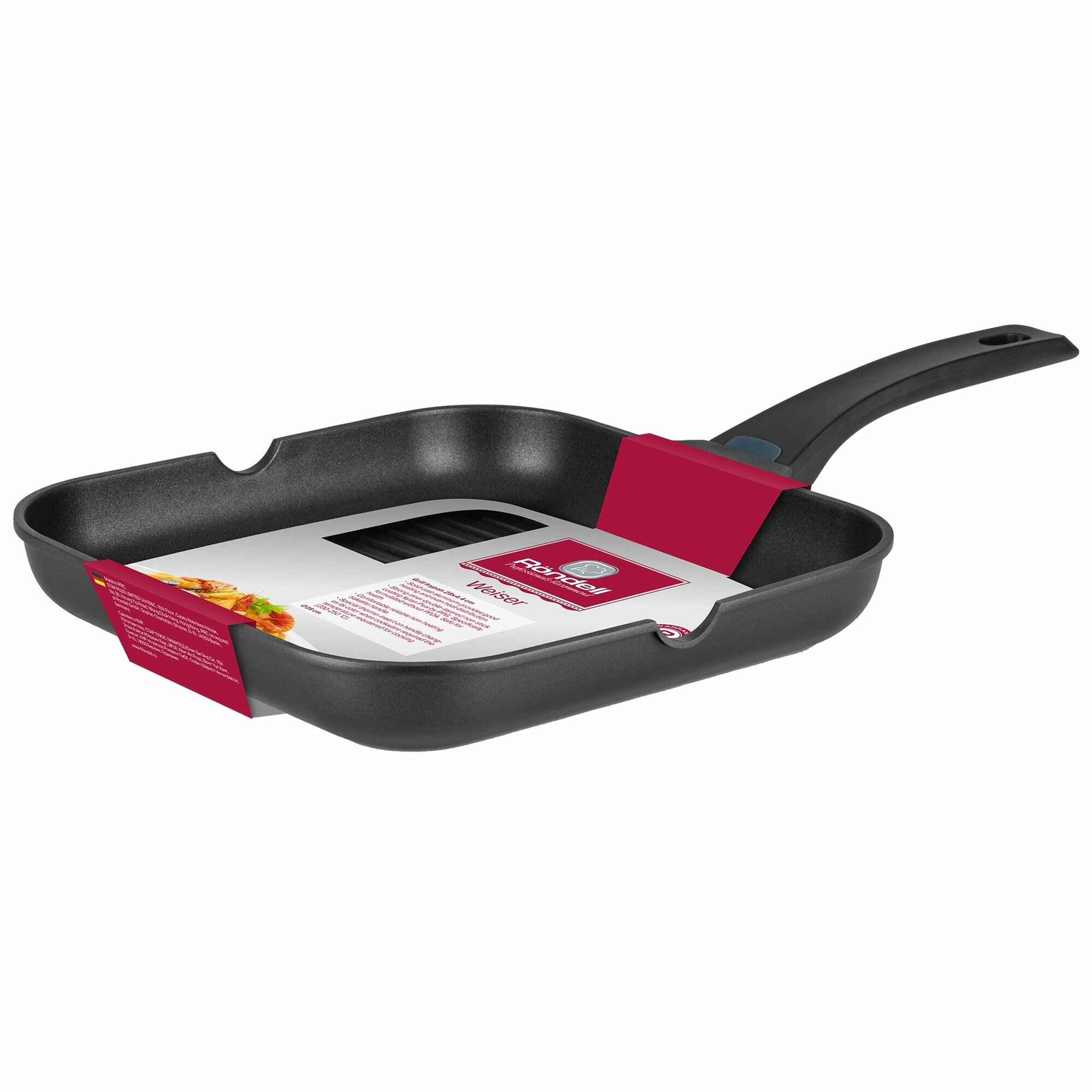 Сковорода-гриль Weiser RDA-1554 квадратная 28см