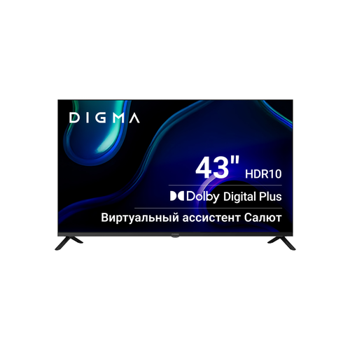 фото Телевизор led digma салют тв dm-led43ubb40 черный