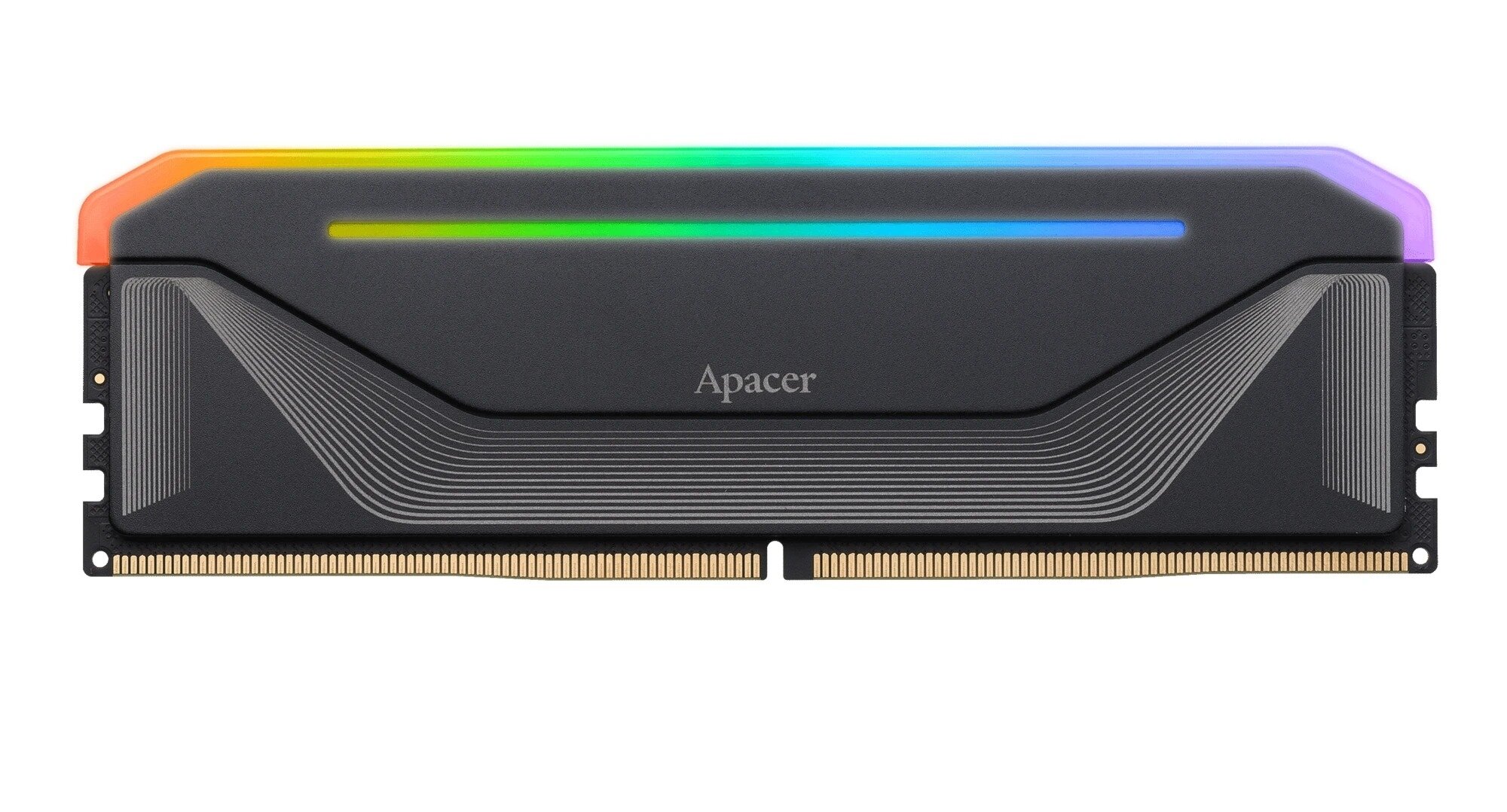 Оперативная память Apacer Nox, DDR5, 16Gb (1x16 Gb), 6000 MHz, CL38, DIMM, радиатор, RGb, черный