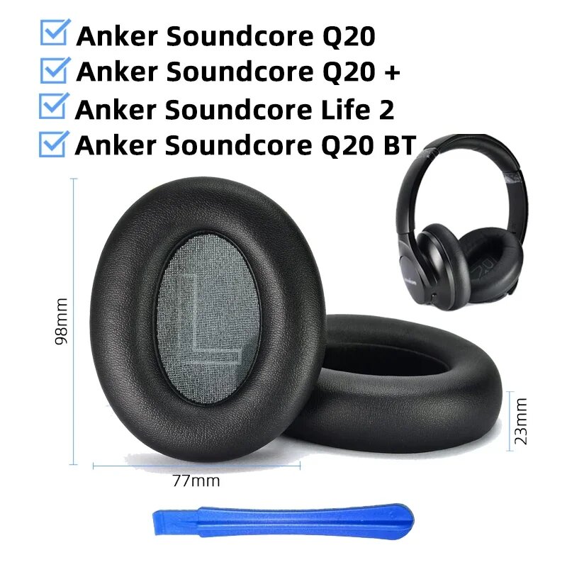 Амбушюры для Anker Soundcore Q20 черные