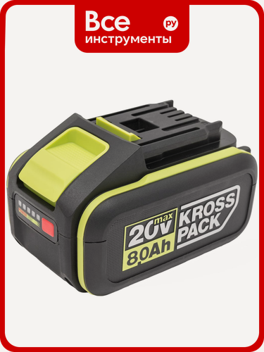 Изображение товара Аккумулятор WORX WA3058, Li-Ion, слайдер, 20 В, 8 А*ч, коробка