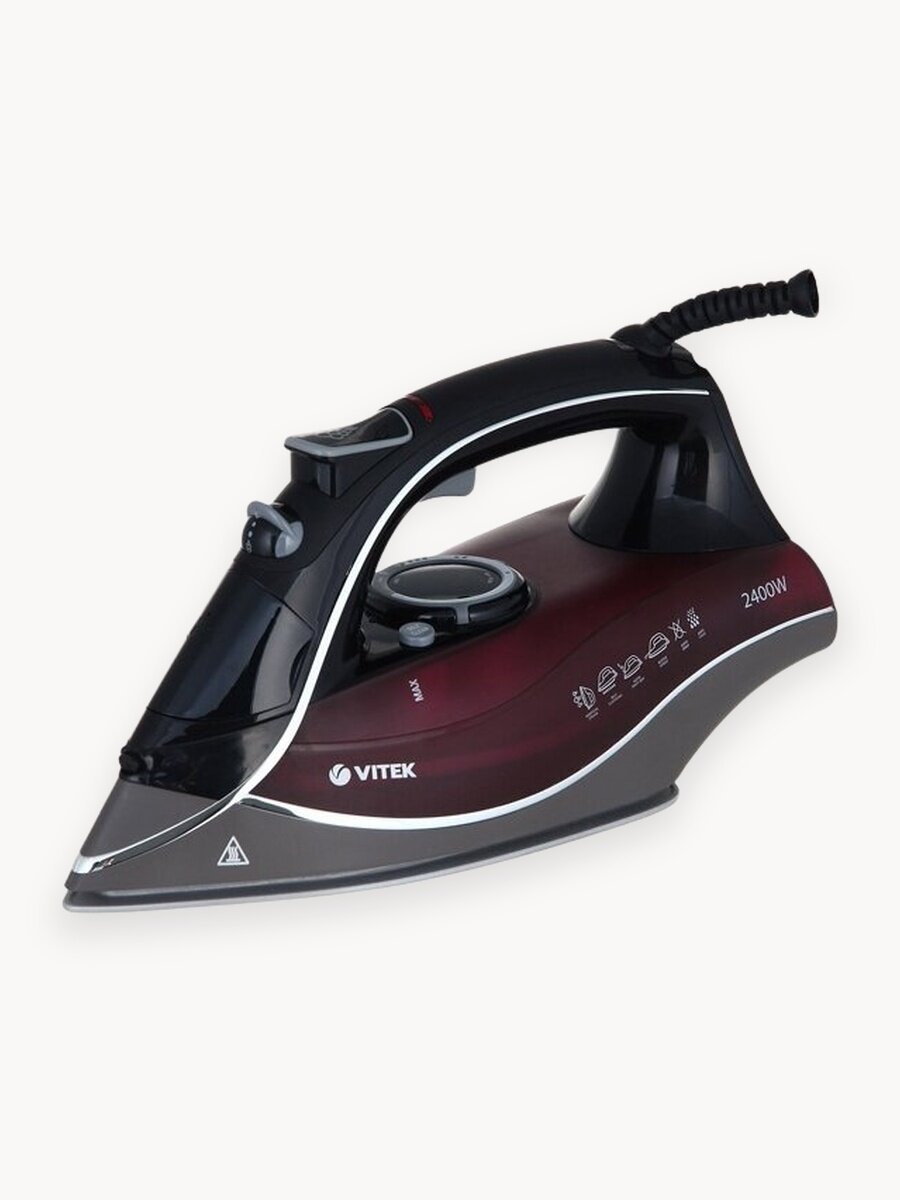 Утюг Vitek VT-1240, мощность 2400Вт, подошва Unicera, защита от перегрева