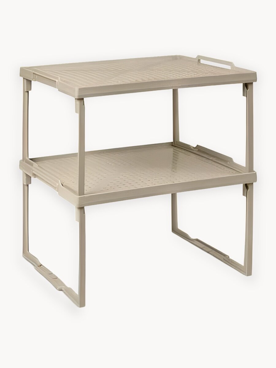 Настольная подставка Violet лофт, пласик, бежевая, 29,5х26х16,5 см