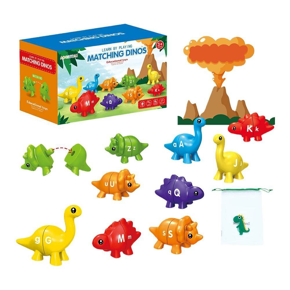 Развивающая игрушка Сортер для малышей от года "Динозавры" / Монтессори игрушки сортер по цветам