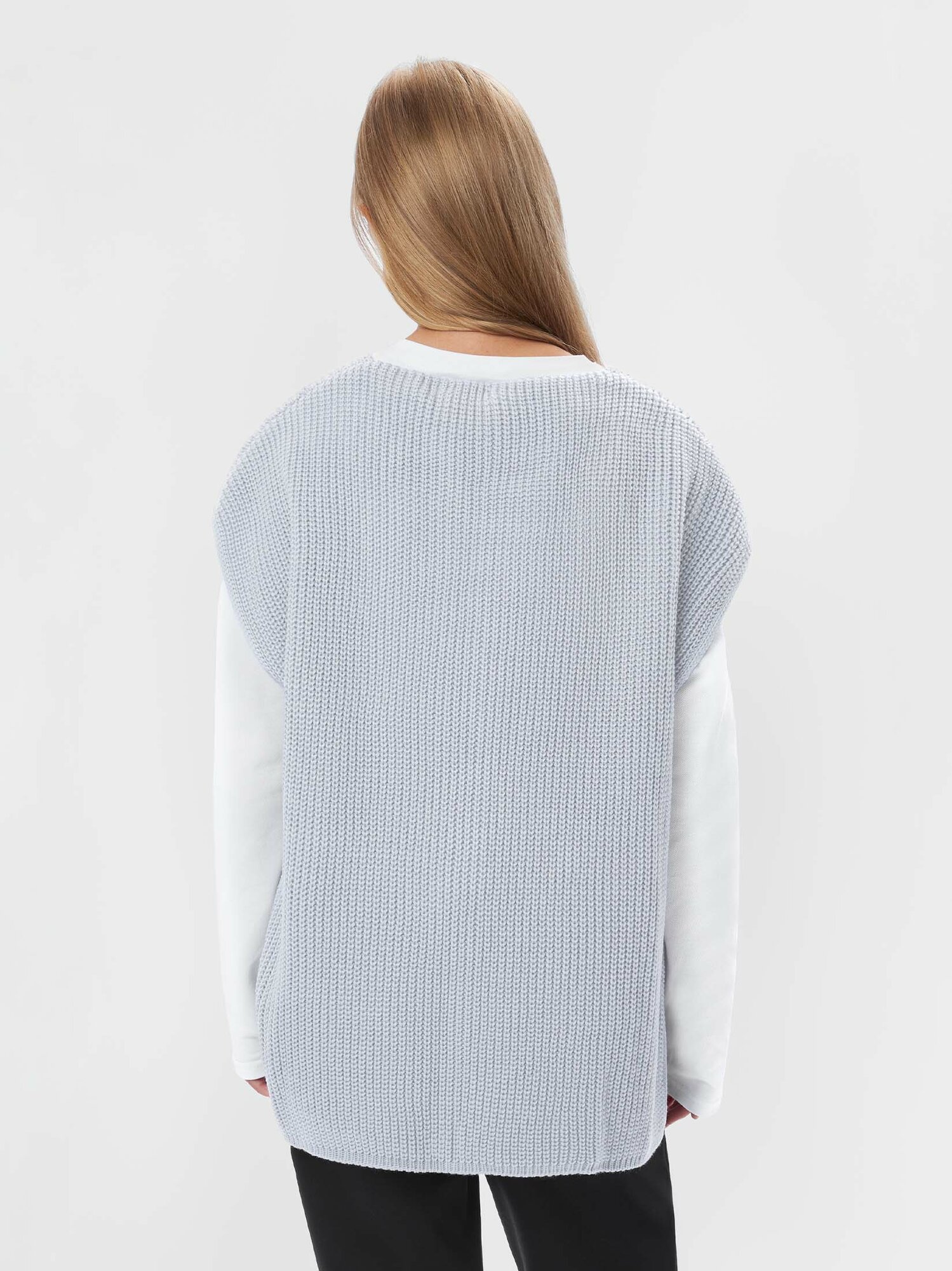 Школьный жилет Bossa Nova, размер р.140, серый — фото 1