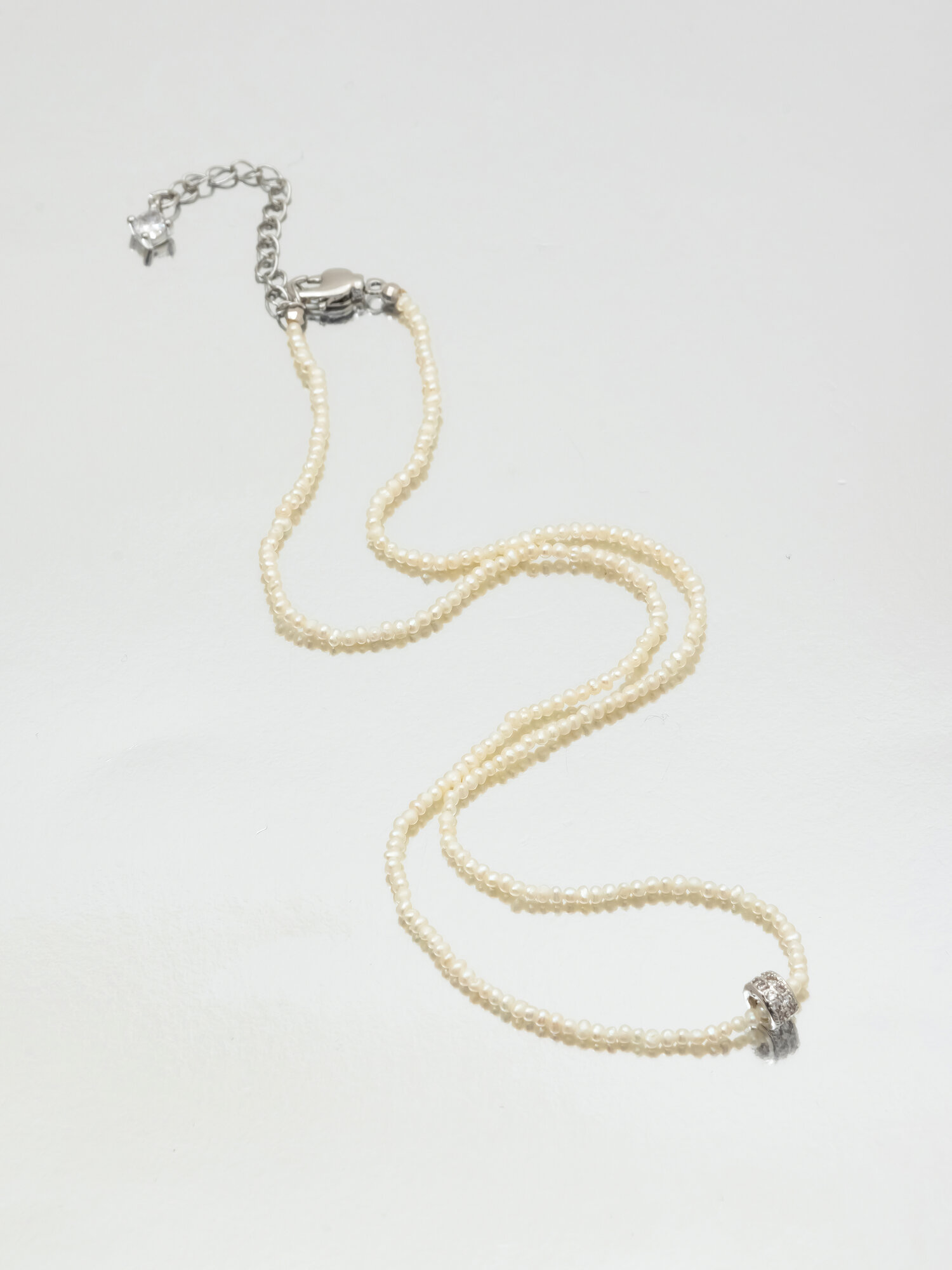 Бусы, жемчуг пресноводный культивированный