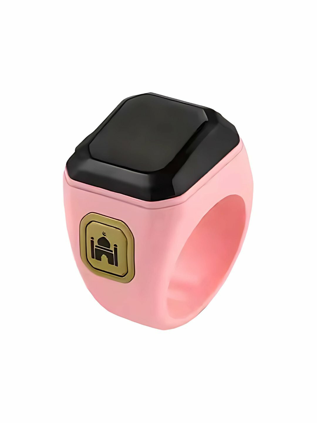 Кольцо-тасбих iQibla 20MM Smart Zikr, OLED экран, Bluetooth, Тёмно-розовый