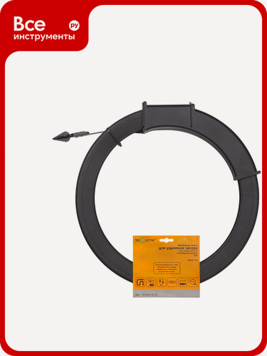 Изображение товара Пробивная лента в кассете для удаления засора в трубах Ф до 100, удаления засора