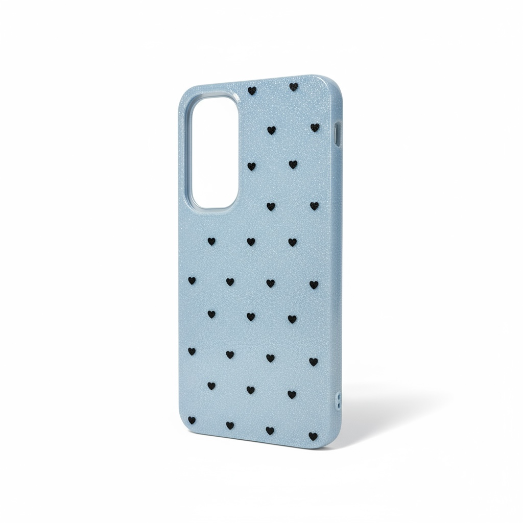 Чехол для Redmi Note 10 4G с блестками и сердечками, женский, защитный, стильный глянцевый дизайн