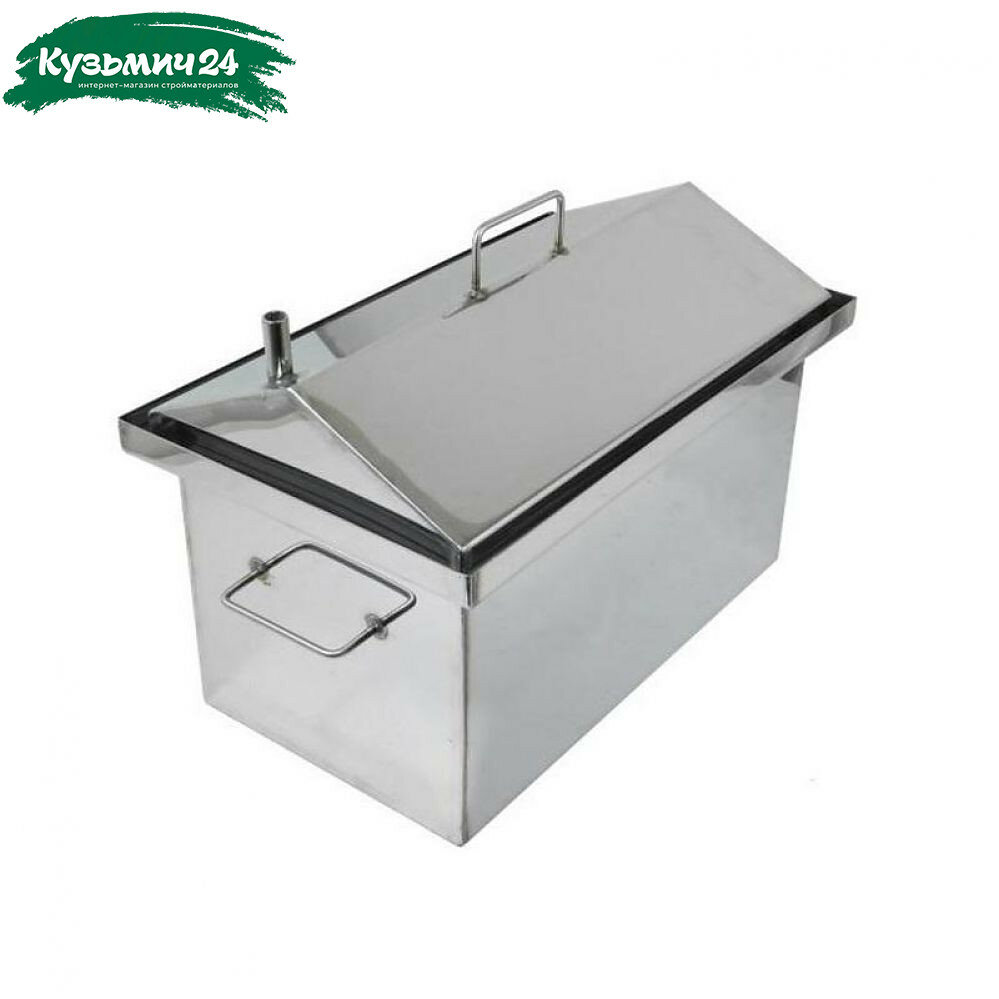 Коптильня Элит Эконом домик нержавеющая сталь 400х250х250 мм