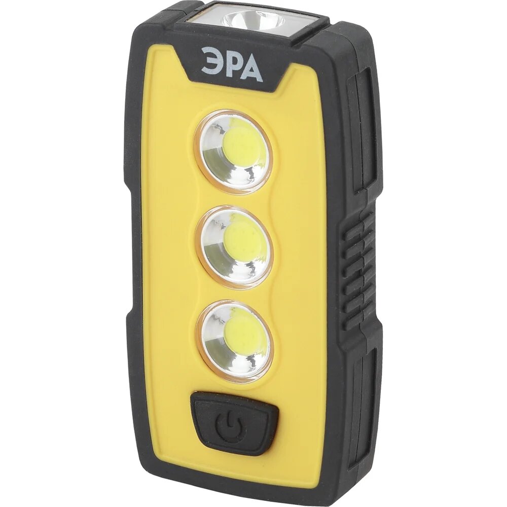 ЭРА RB-802 Фонарь рабочий серия Практик 6Вт COB 1Вт LED пласт 3xAAA защита IP65 крючок Б0029180