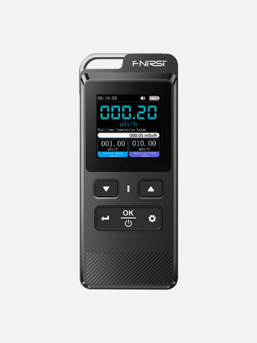 Изображение товара Дозиметр FNIRSI GC-02, компактный, с аккумулятором 850мАч, до 6 ч работы