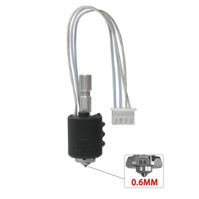 Для Anycubic Kobra 3 Max Hotend 0,8 мм Быстросменная встроенная насадка из закаленной стали