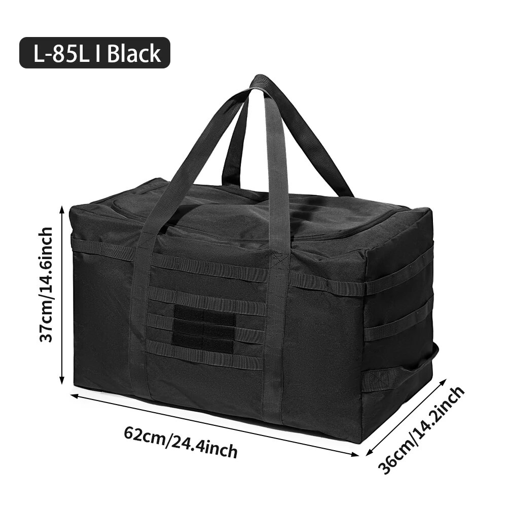 Тактическая сумка PSKOOOK L-85L Black, черная