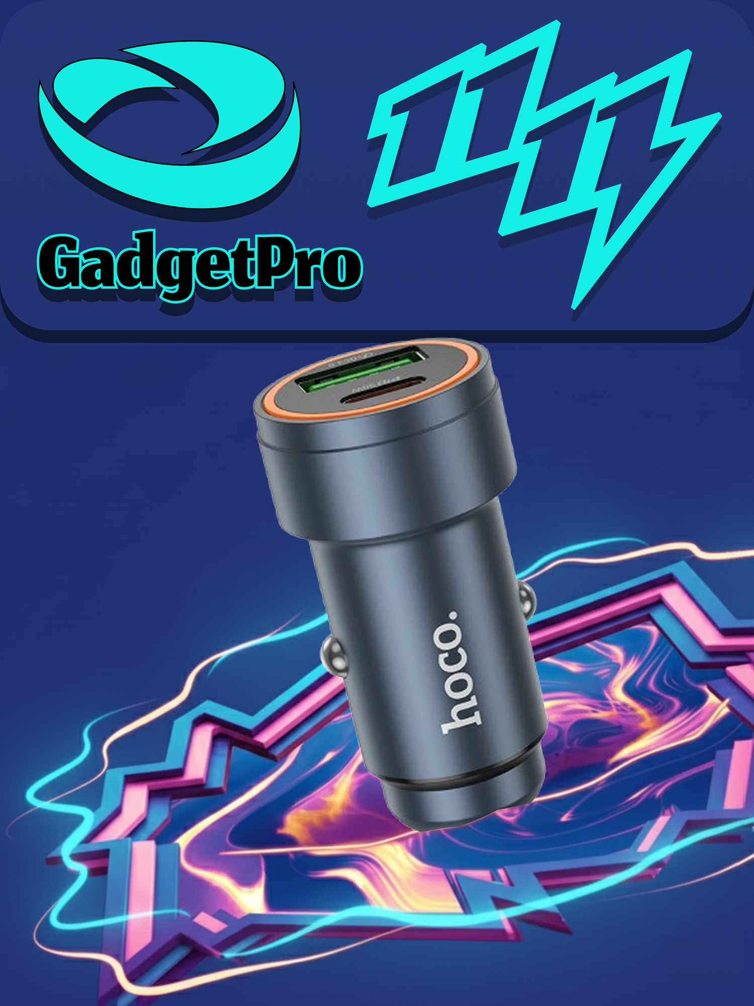 Зарядное устройство Hoco Z57 черный Type C - Type C кабеля: быстрая зарядка, надежный сетевой адаптер