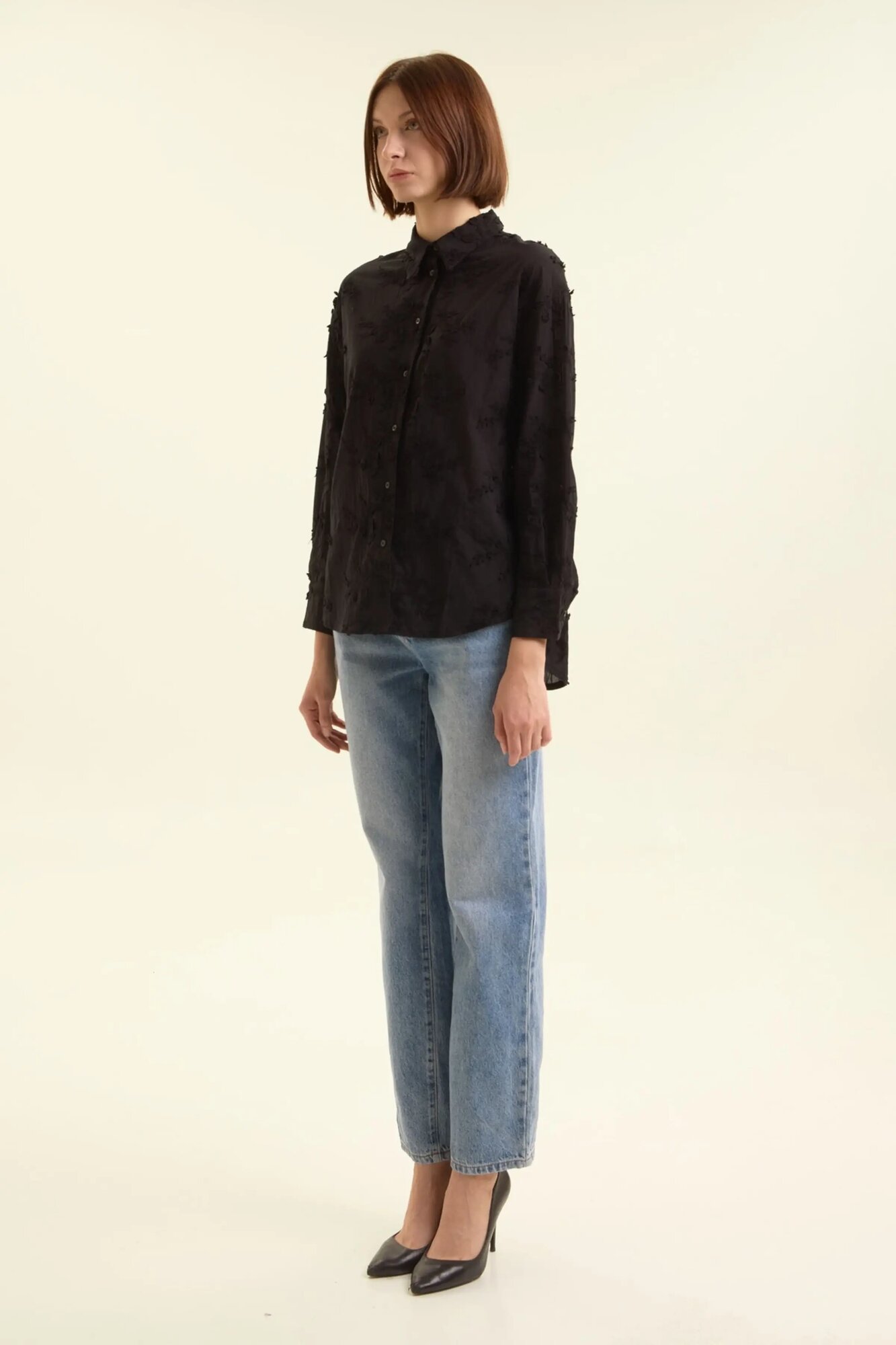 Рубашка Selfie, размер S, черный — фото 1