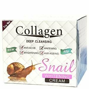 Крем для лица Collagen, отбеливающий, с экстрактом улитки, 80 г