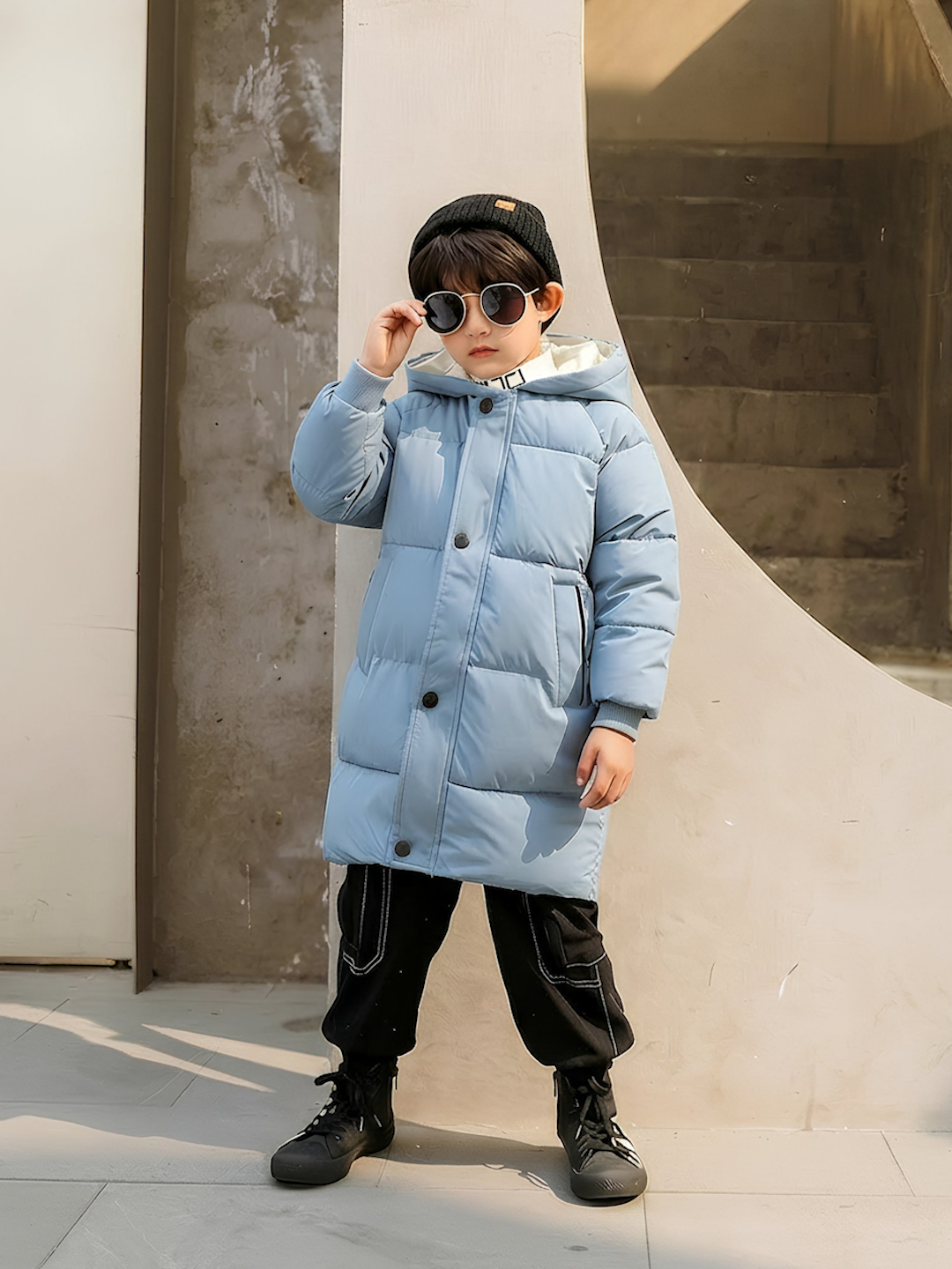 Куртка, размер 110, голубой — фото 1