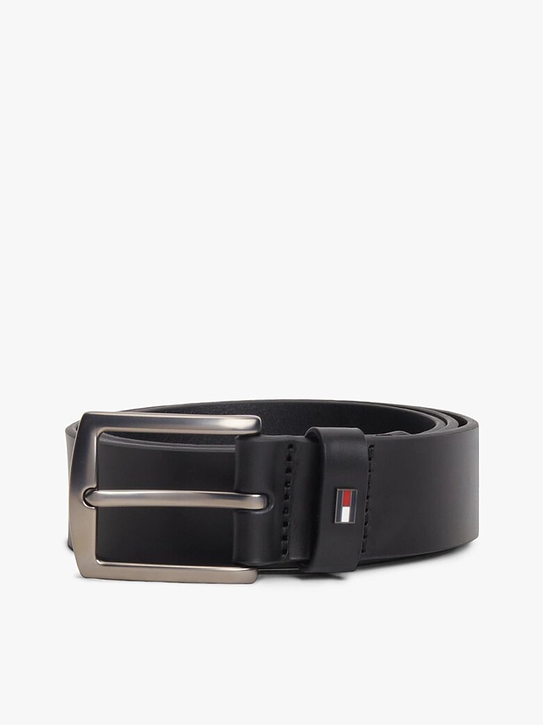 Ремень TOMMY HILFIGER для мужчин, размер 95, черный — фото 1