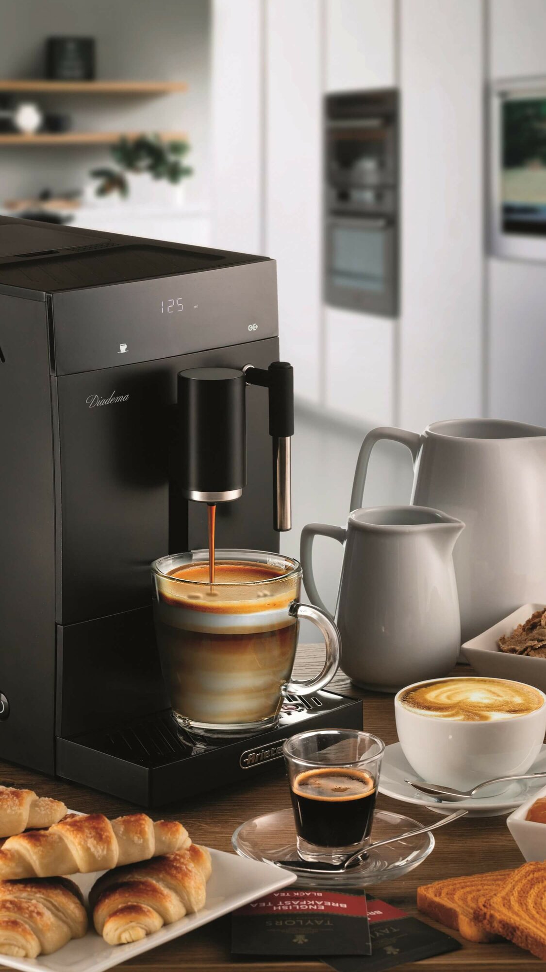 Автоматическая кофемашина Ariete Diadema 1452BK, цвет черный — фото 1