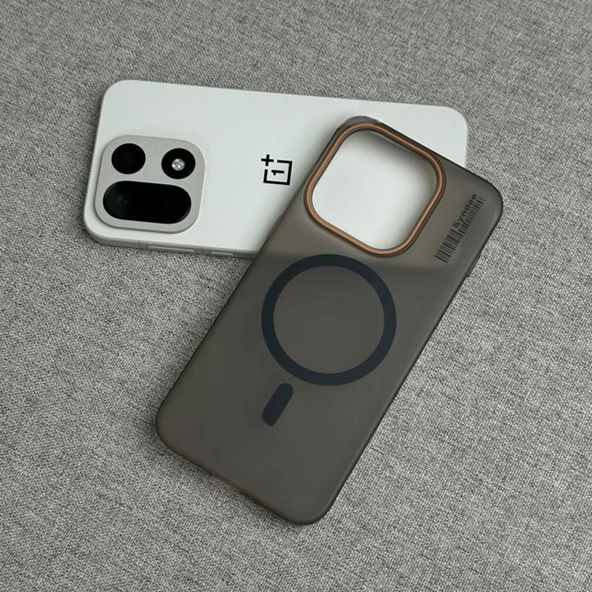 Металлический Магнитный Чехол Для OnePlus - Тонкий Прозрачный Защитный Чехол, Black, For OnePlus 15R
