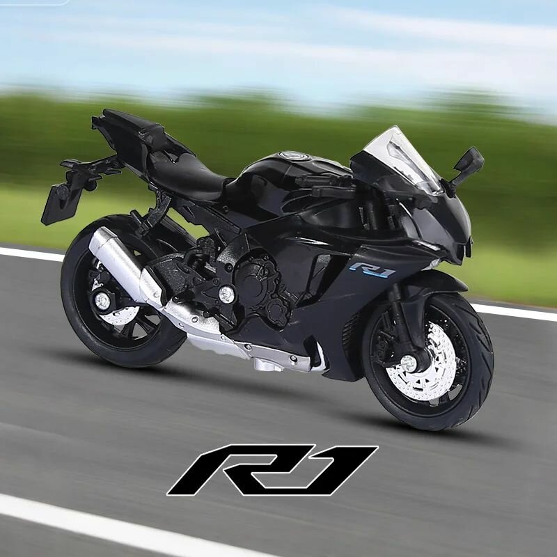 1:18 CBR1000RR GSX1000 R1 Hayabusa Simulation Коллекционная модель автомобиля из сплава Высокоточное детальное воспроизведение